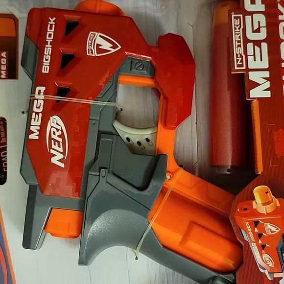 NWT: 2 NERF N-Strike Mega BigShock by Hasbro - Picture 9 of 10